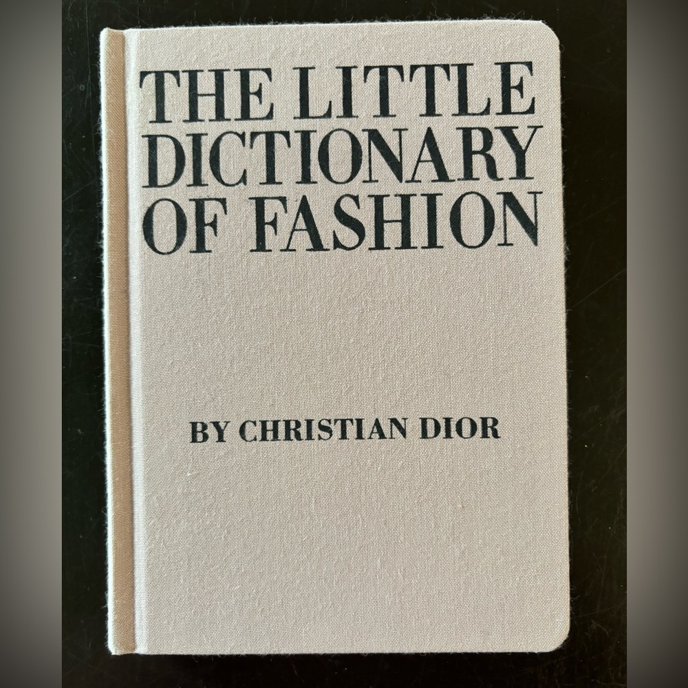 Vintage Dior Dictionary of Fashion